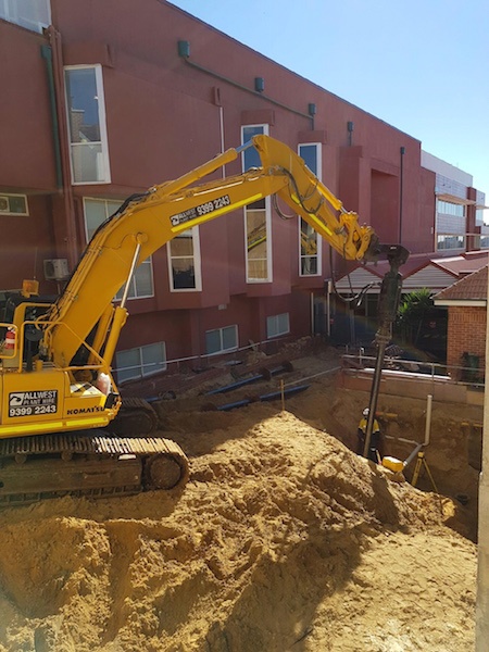 Limited Access Screw Pile Install by Screwpile Australia